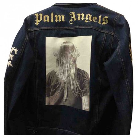 Jacket Palm Angels Blue size S International in Denim - Jeans - 8038348