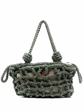 Shop Dsquared2 rope-knit tote bag with Express Delivery - FARFETCH