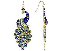 peacock earrings - Google Search