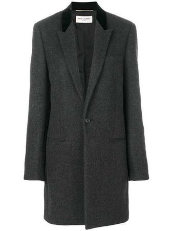 Saint Laurent Single Breasted Coat
