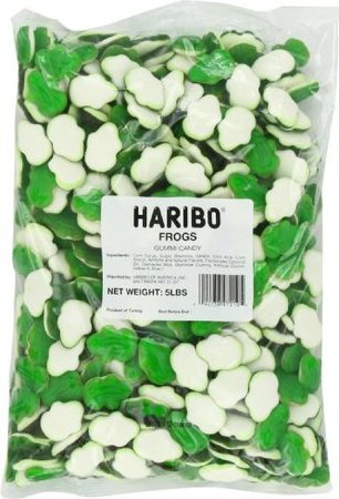 Haribo frog gummies