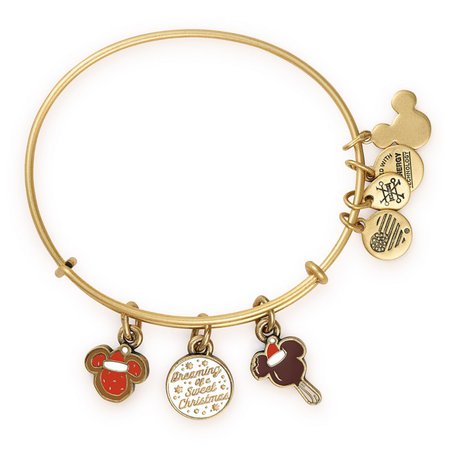 Mickey Mouse Holiday Food Bangle by Alex and Ani | shopDisney