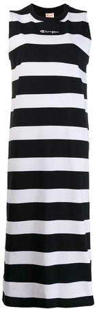stripe tank jersey maxi dress