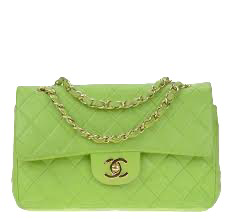 green Chanel bag