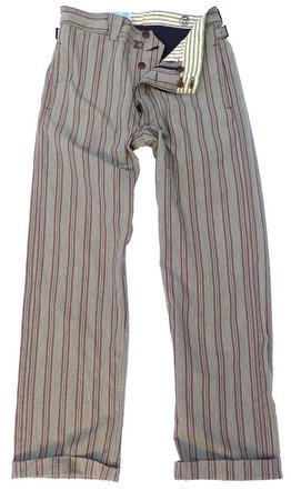 stripe vintage pants