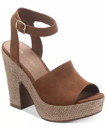 Sun + Stone Fey Espadrille Dress Sandals, Created for Macy's & Reviews - Sandals - Shoes - Macy's
