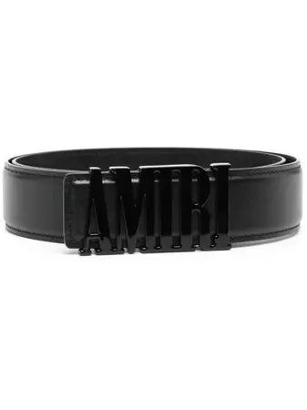 AMIRI Tonal logo-buckle Belt