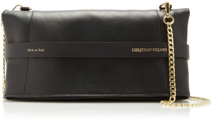 Christian Siriano Crossbody Leather Clutch