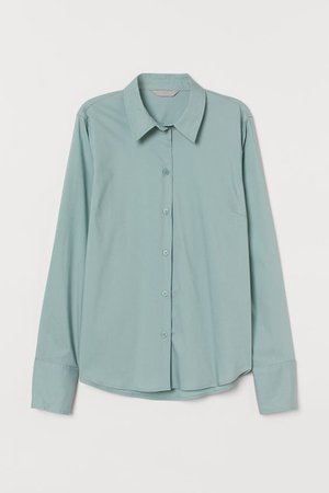 Bluse mit Stretch - Mintgrün - Ladies | H&M DE
