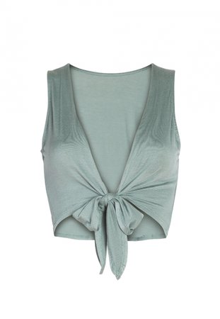 Wanting More Wrap Top in Sage - Look Stunning | Wet Seal
