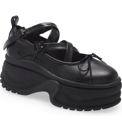 simone rocha platform ballerina shoes