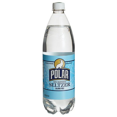Polar 100% Natural Seltzer - Bulk 12/Case ( 1-Liter Bottles)