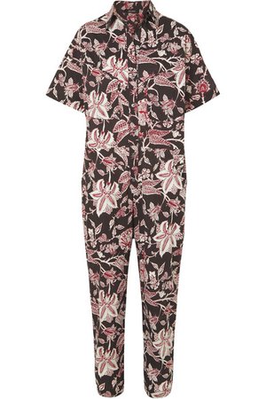 Isabel Marant | Lindsie floral-print cotton jumpsuit | NET-A-PORTER.COM