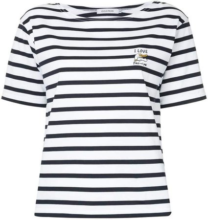 striped short-sleeve T-shirt