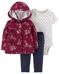 Baby Girl 3-Piece Little Jacket Set | Carters.com