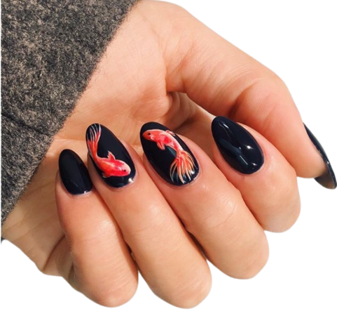 Koi fish nails