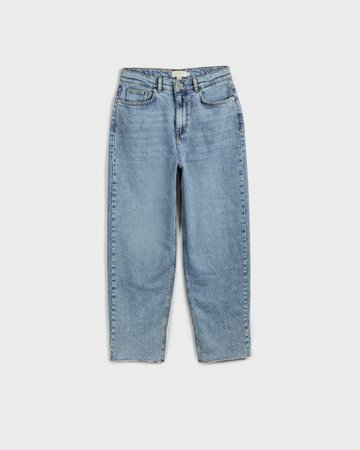 Cotton vintage wash straight leg jeans - Light Wash | Jeans | Ted Baker ROW