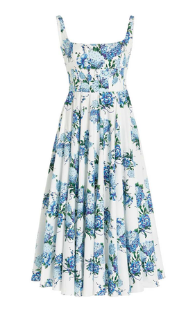 Emilia Wickstead Mona Organic Cotton Midi Dress