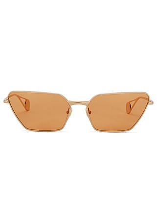 Gucci Orange cat-eye sunglasses - Harvey Nichols