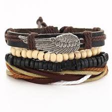 men’s stacked braided leather bracelet - Google Search