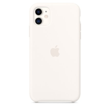 iPhone 11 Silicone Case - Soft White - Apple
