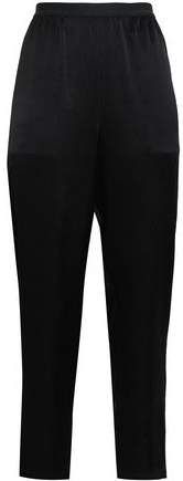 Crepe De Chine Tapered Pants