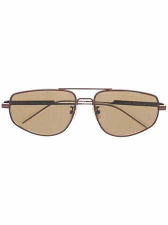 Bottega Veneta geometric-frame sunglasses - FARFETCH