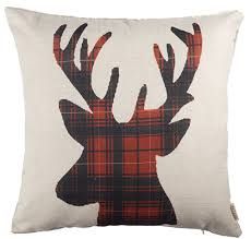 red plaid Christmas pillows png - Google Search