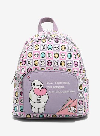Dani By Danielle Nicole Disney Big Hero 6 Baymax Checkered Mini Backpack