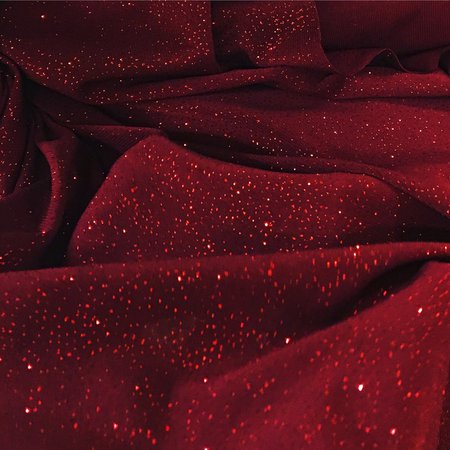 red sparkle aesthetic