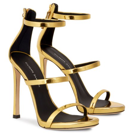 *clipped by @luci-her* HARMONY - Sandals - Gold | Giuseppe Zanotti - USA