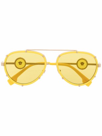 Versace Eyewear aviator-frame sunglasses