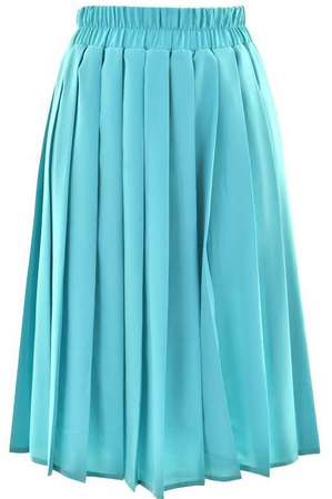 Aqua blue skirt