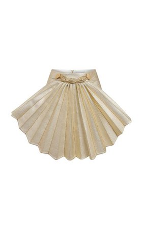Embroided Mini Shell Skirt By Raisa Vanessa | Moda Operandi