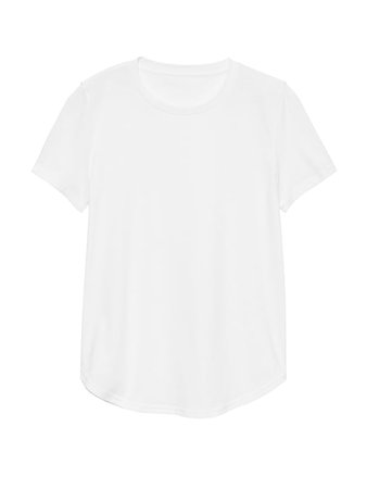 Petite SUPIMA® Cotton Crew-Neck T-Shirt | Banana Republic