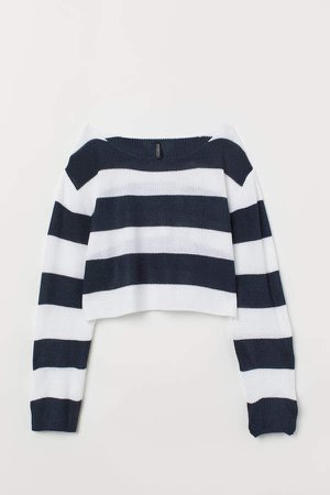 Striped Sweater - Blue