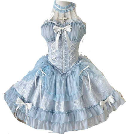 blue Lolita dress
