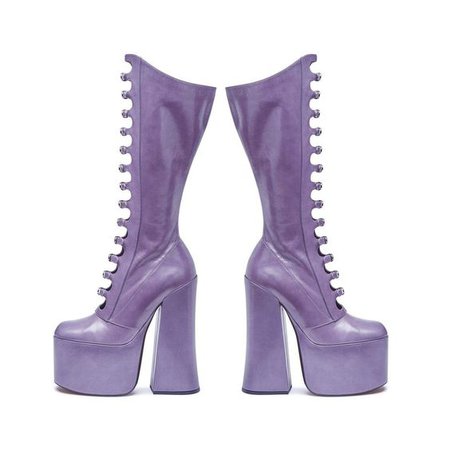 marc jabobs purple boots