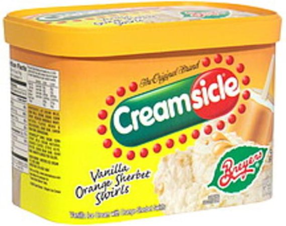Breyers Creamsicle Ice Cream - 1.75 QT, Nutrition Information | Innit