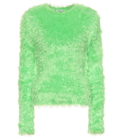 Balenciaga - Faux fur sweater | Mytheresa