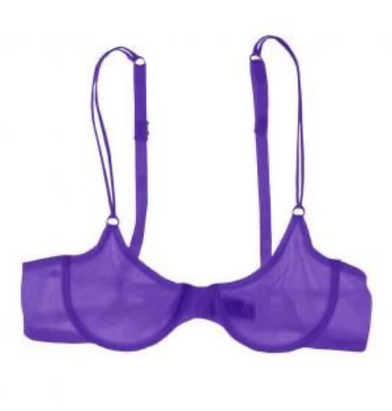 purple bra