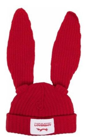 red rabbit hat