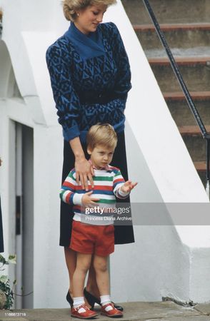 Diana, Princess of Wales takes her son Prince William to his first... News Photo - Getty Images