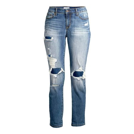 Sofia Jeans by Sofia Vergara Women's Bagi Boyfriend Mid-Rise Jeans - Walmart.com
