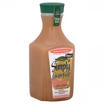 Simply Original 100% Pure Grapefruit Juice Pulp Free » Cereal & Breakfast Foods » General Grocery