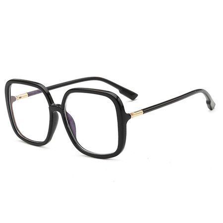 Buy Oversize Square Anti-blue Light Glasses Frame for Women New Vintage Retro Black Clear Big Eyeglasses Men Computer Transparent at affordable prices — free shipping, real reviews with photos — Joom