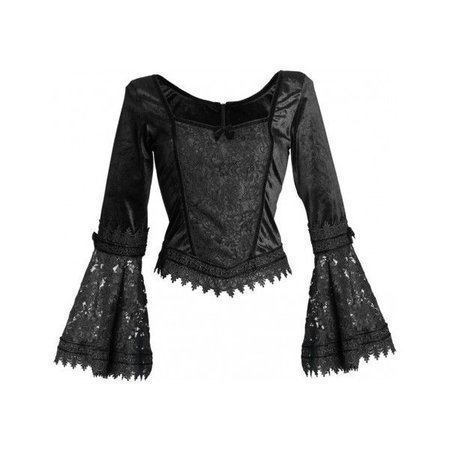 bell sleeve goth top - Google Search