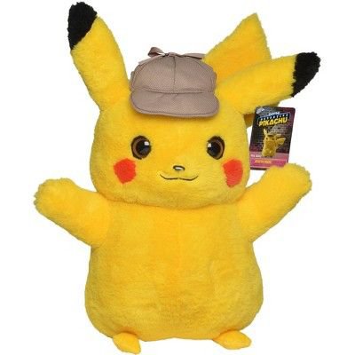 Pokémon Detective Pikachu 16 Plush Real Scale | Pikachu plush, Pikachu, Pokemon plush