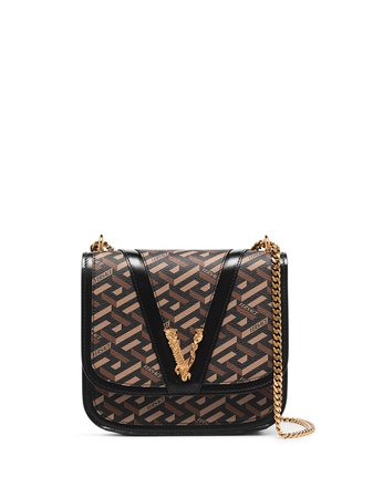 Versace Virtus La Greca shoulder bag - FARFETCH