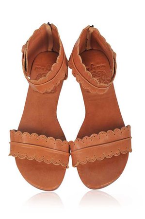 MIDSUMMER. Leather sandals / women shoes / leather shoes /